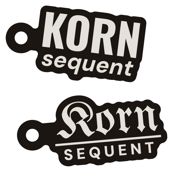 Kornsequent-Anhänger in Silber, Grotesk und Fraktur